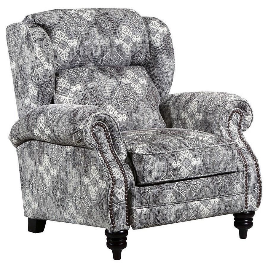 Lane 6511 Traditional HighLeg Power Recliner with Nail Head Trim